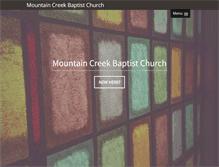 Tablet Screenshot of mountaincreekbc.org